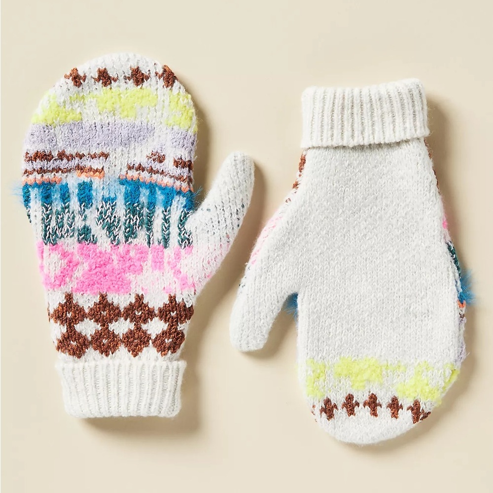 Anthropologie PILCRO KNIT MITTENS Style No.  95277042